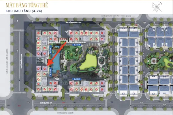 CĂN HỘ 3PN 79M2 GÍA 8 TỶ6